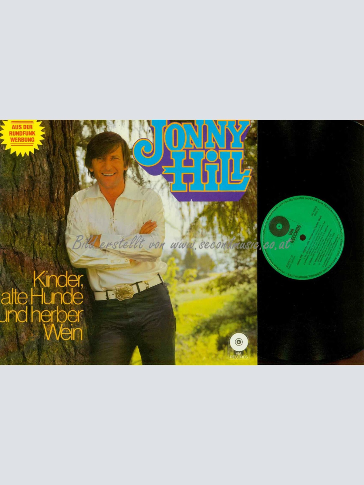 LP--Jonny Hill --  Kinder alte Hunde und herber Wein   //  NM
