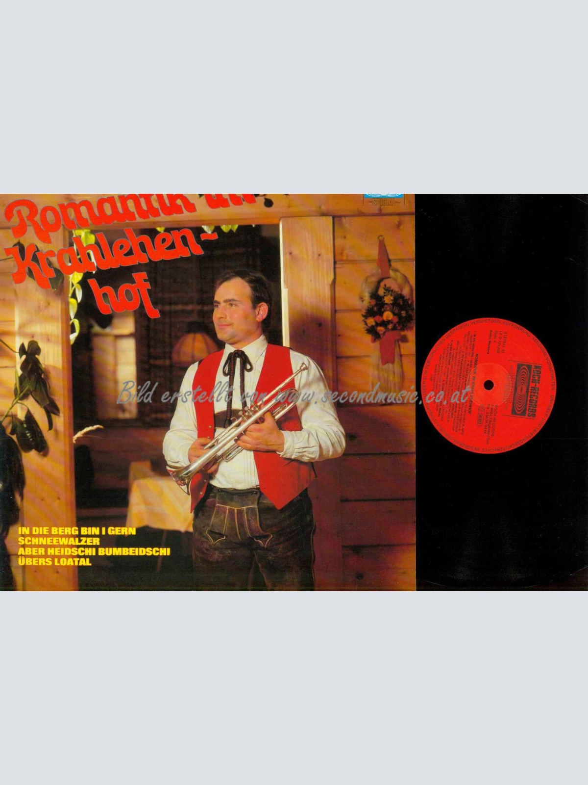 LP--Romantik im Krahlehenhof-- Filzmooser Buam -Kirchgasser   //  NM