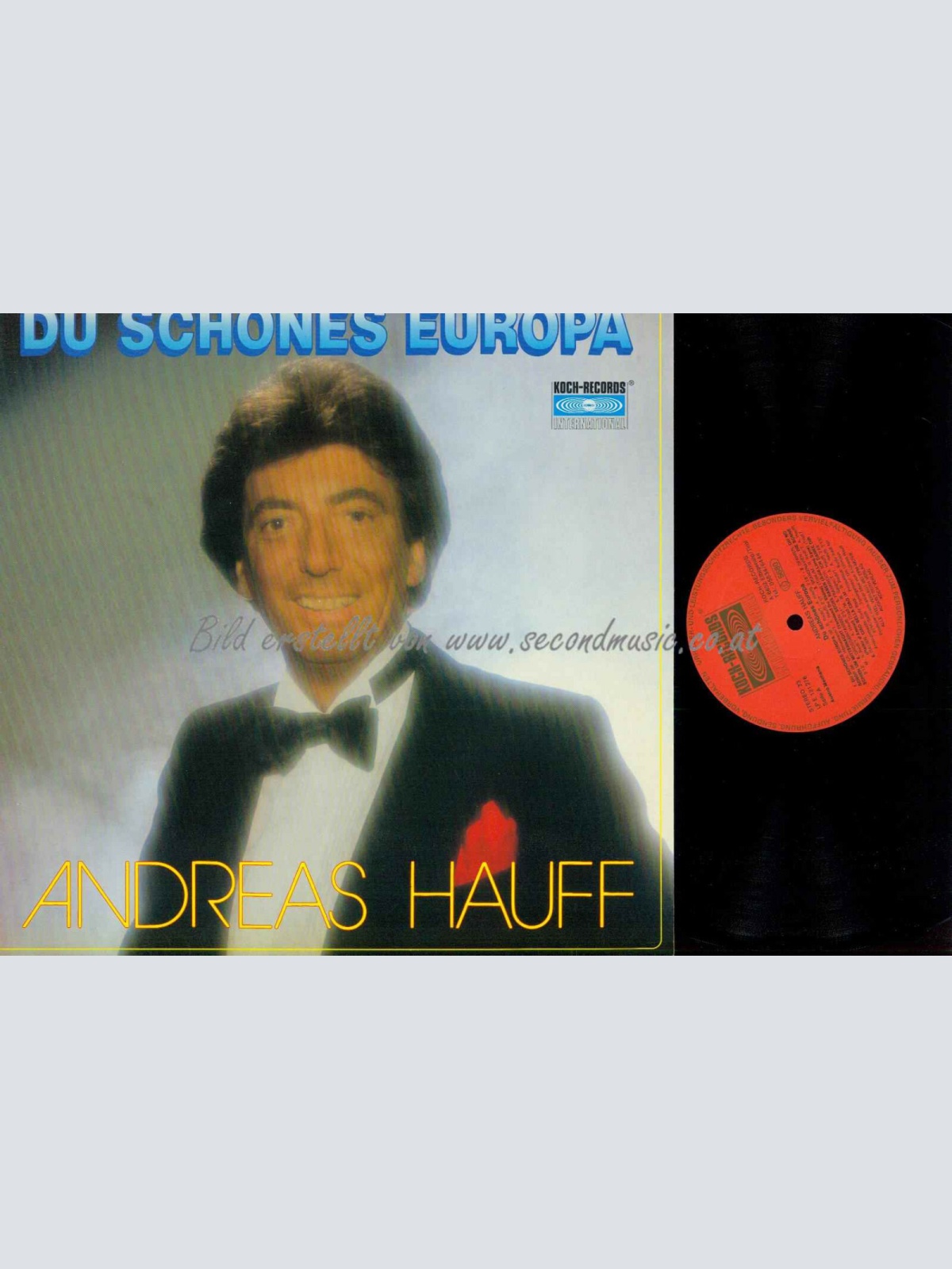 LP--Andreas Hauff – Du Schönes Europa  //  NM