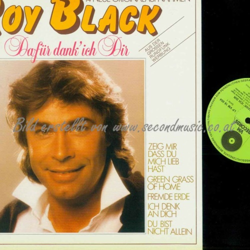 LP--Roy Black – Dafür Dank' Ich Dir  //  NM