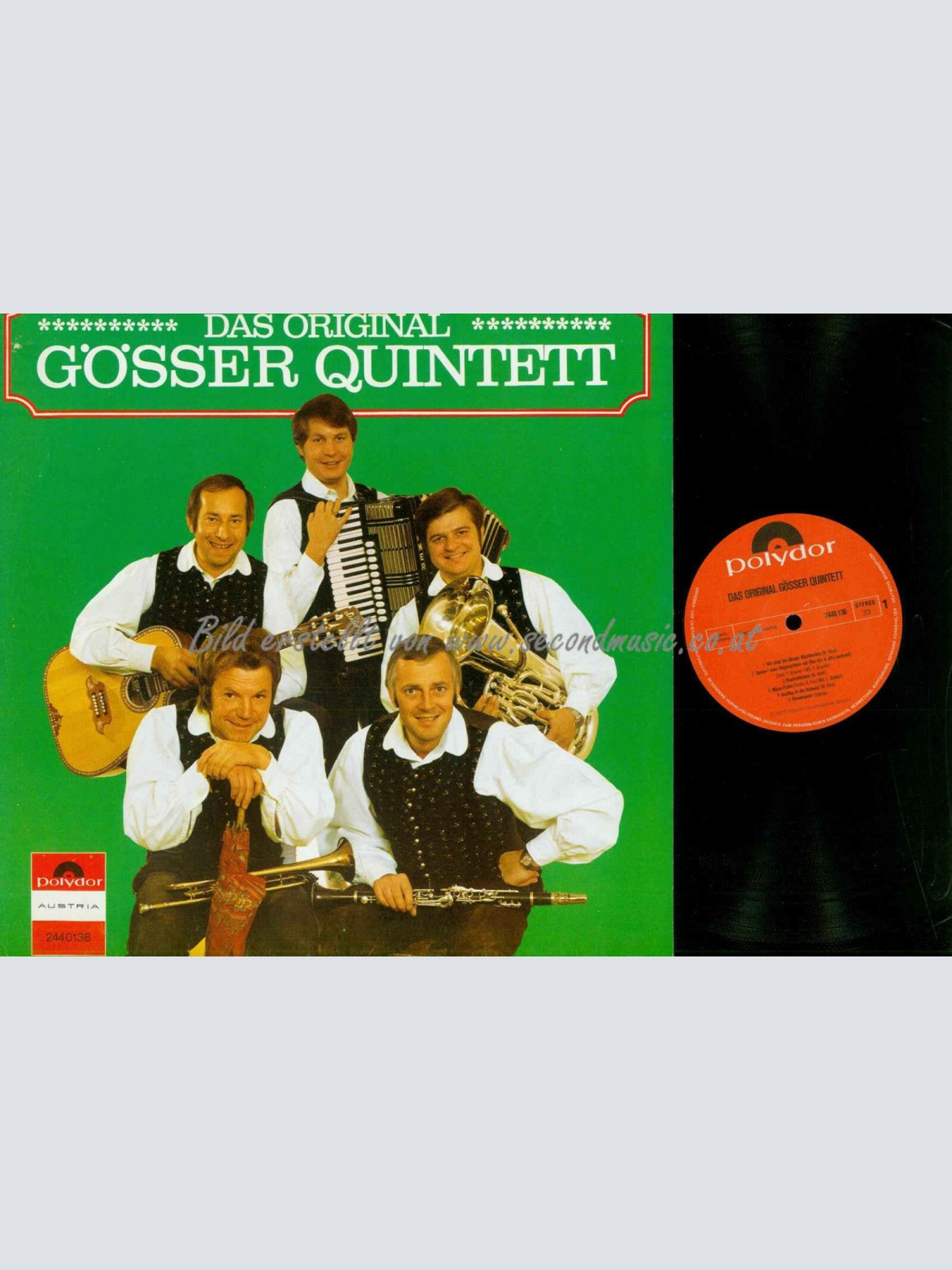 LP-Orig. Gösser Quintett – Das Original Gösser Quintett // NM