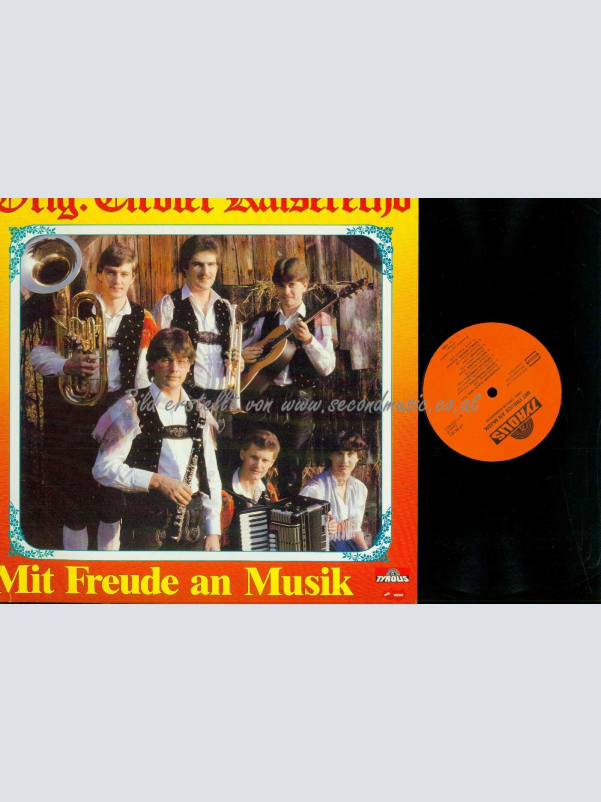 LP-- Orig. Tiroler Kaiserecho – Mit Freude An Musik  // NM