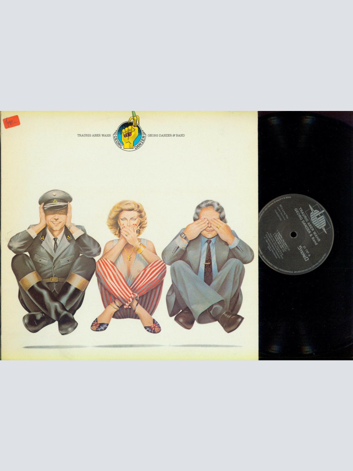 LP--Georg Danzer & Band – Traurig Aber Wahr // Club