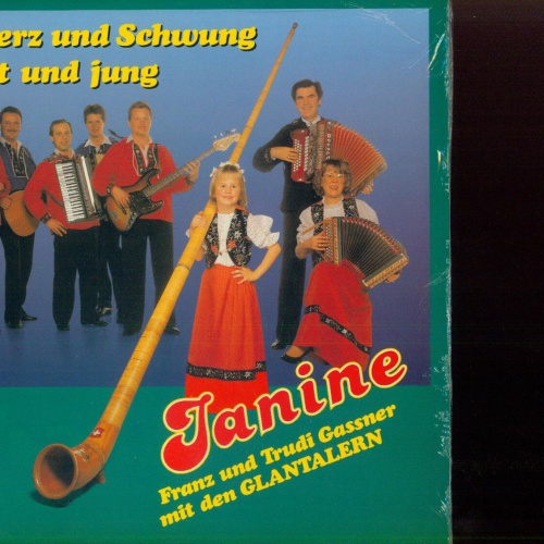 LP-  Janine, Franz Und Trudi Gassner mit den Glantalern ‎– Mit Herz Und Schwung