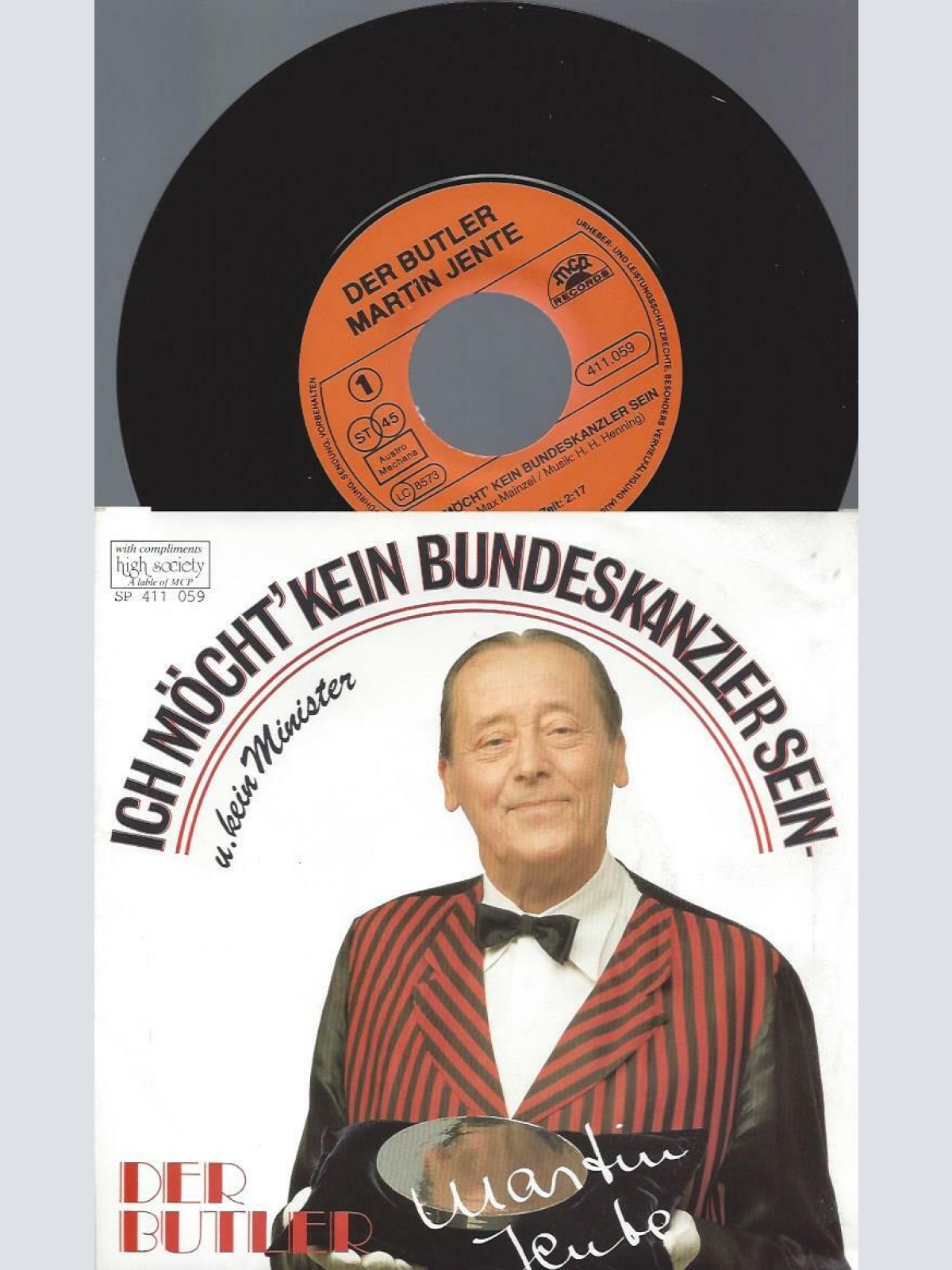 7" Der Butler Martin Jentje
