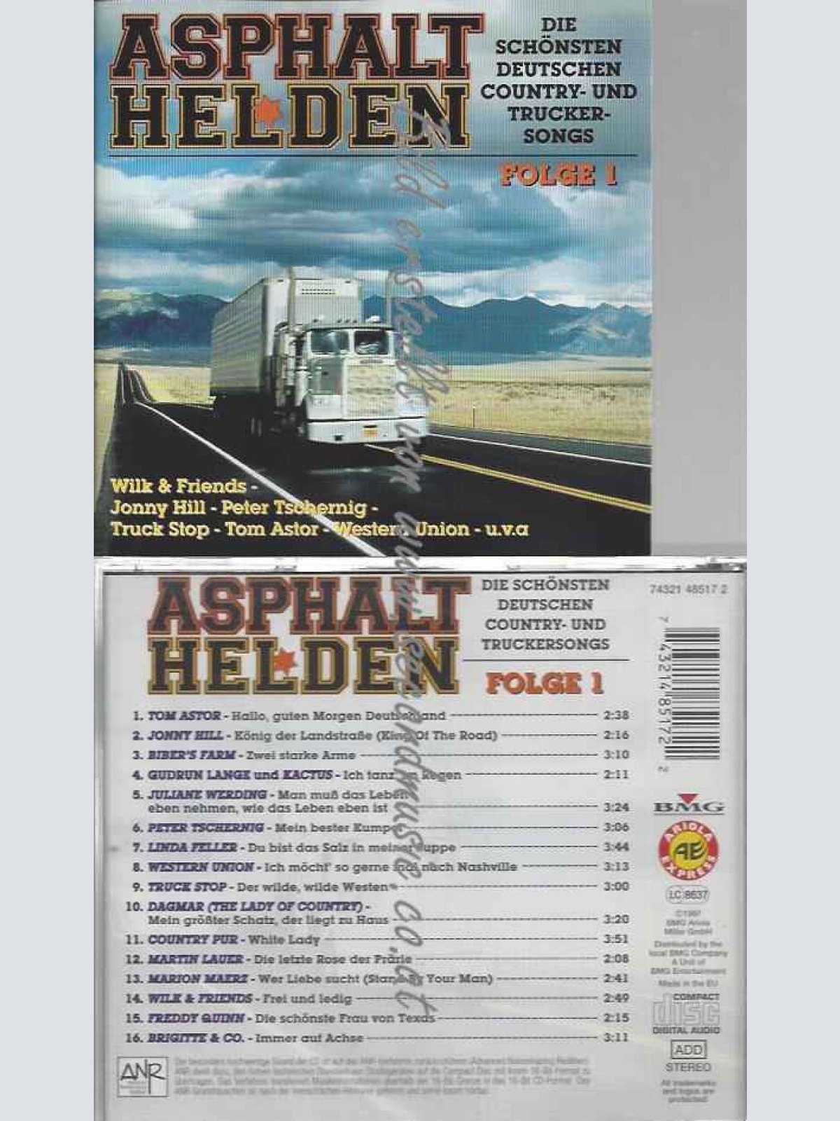 CD--VARIOUS | --ASPHALTHELDEN 1