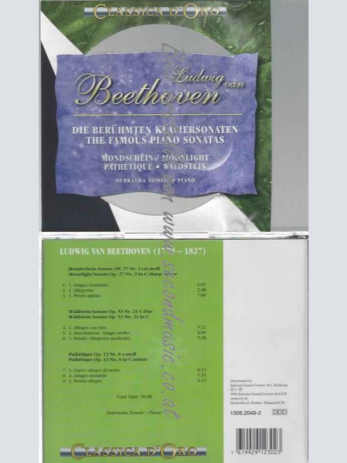 CD--BEETHOVEN - DIE BERÜHMTEN KLAVIERSONATEN--ERGEBNISSELUDWIG