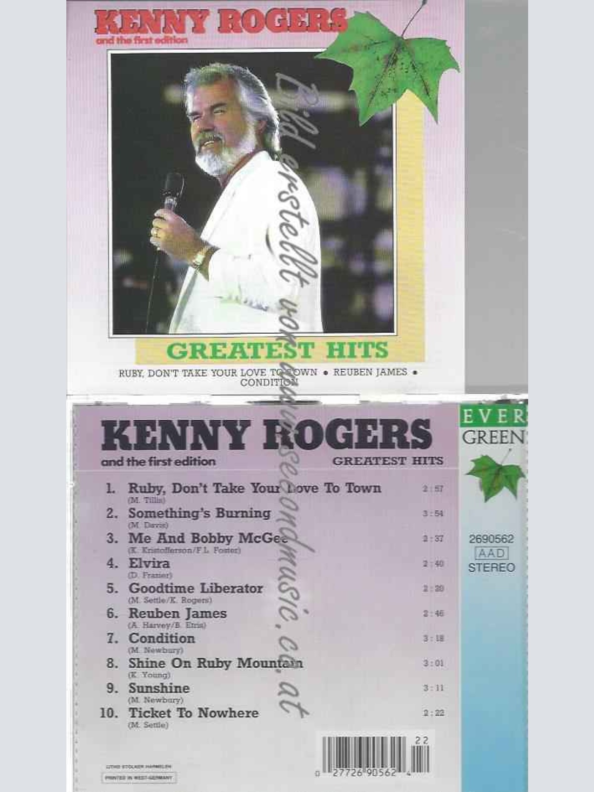 CD--KENNY ROGER--GREATEST HITS