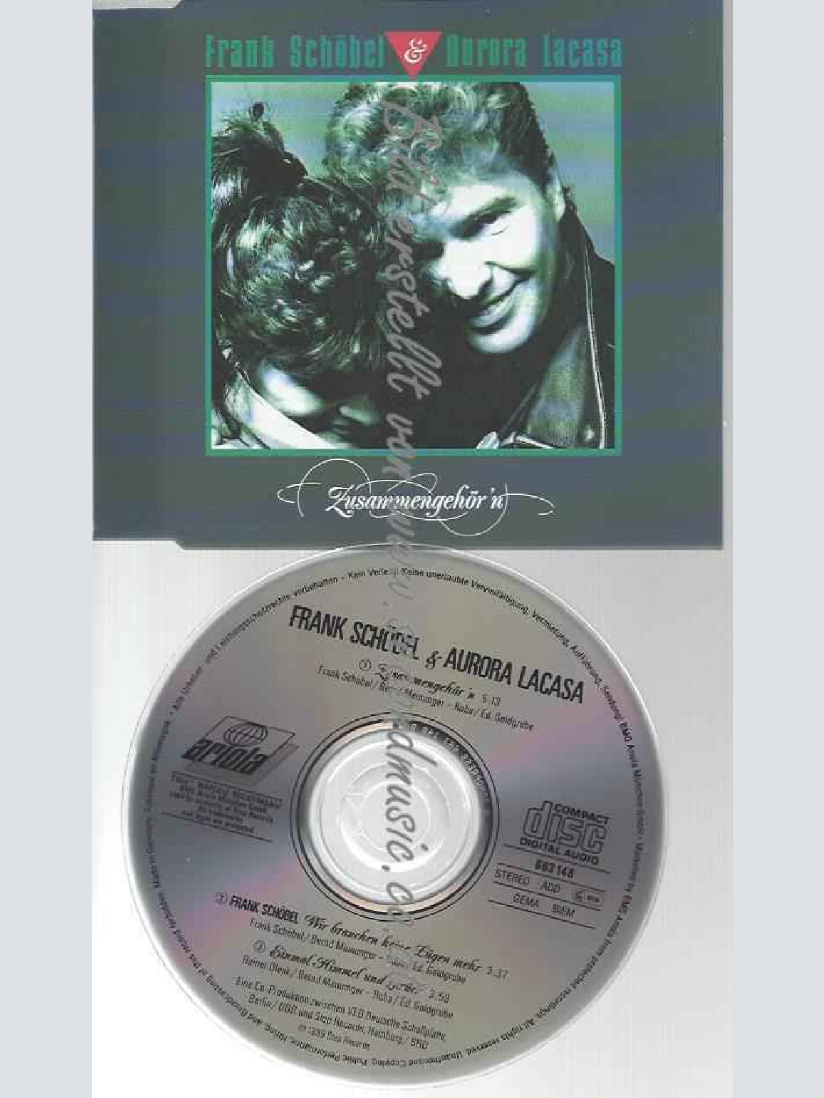 CD--BERND MEINUNGEN, FRANK SCHÖBEL, ET AL.--ZUSAMMENGEHÖR´N