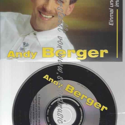 CD--Andy Berger --Einmal und immer wieder