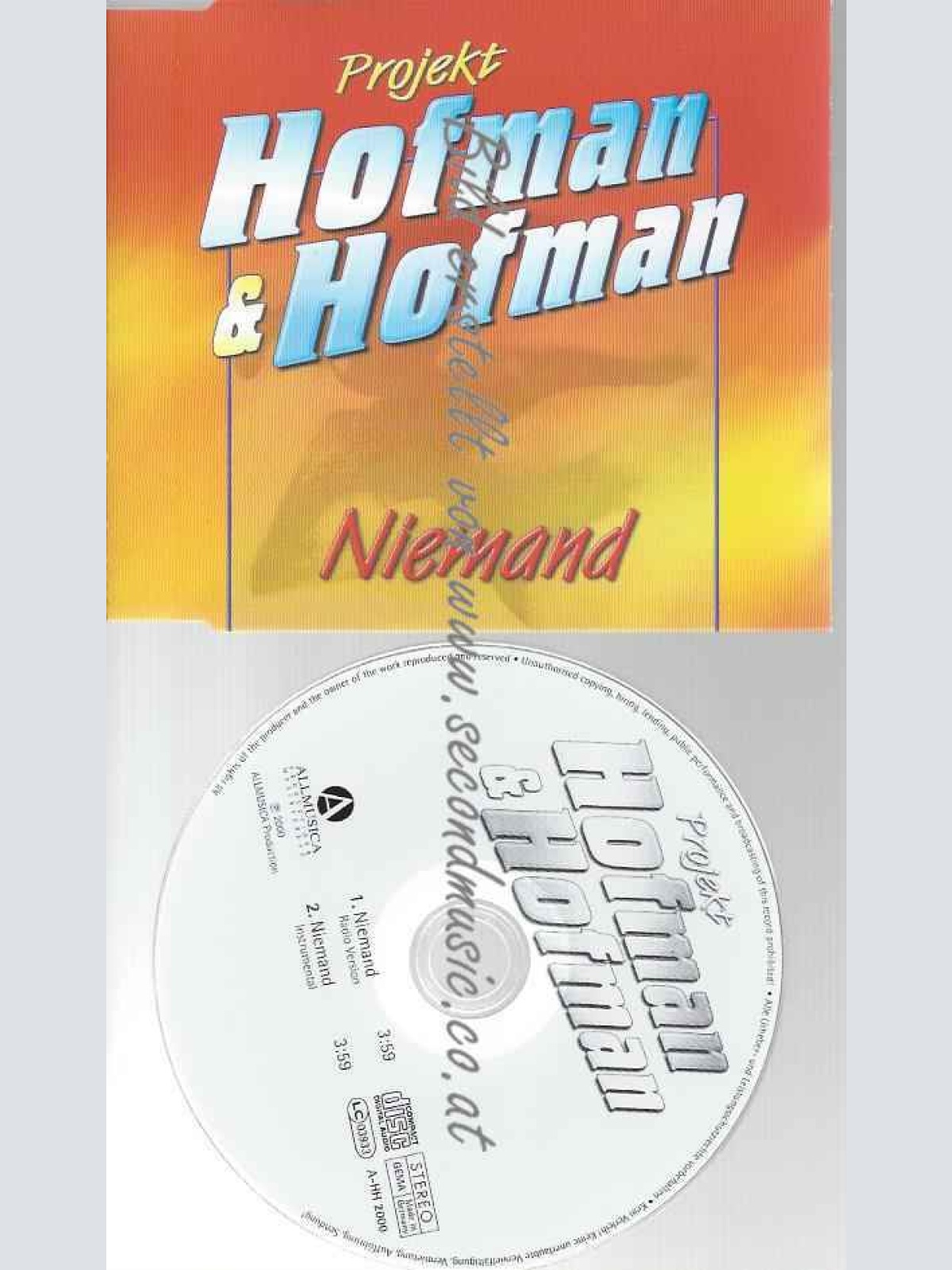 CD--HOFMAN & HOFMAN,PROJEKT, DESOGUS, ET AL. | --NIEMAND