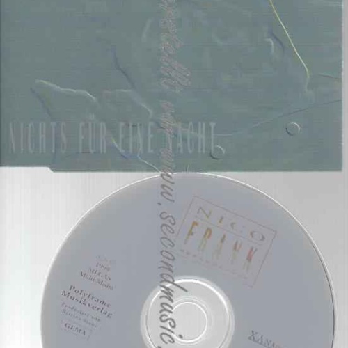 CD-- Nico Frank --Nichts für eine Nacht