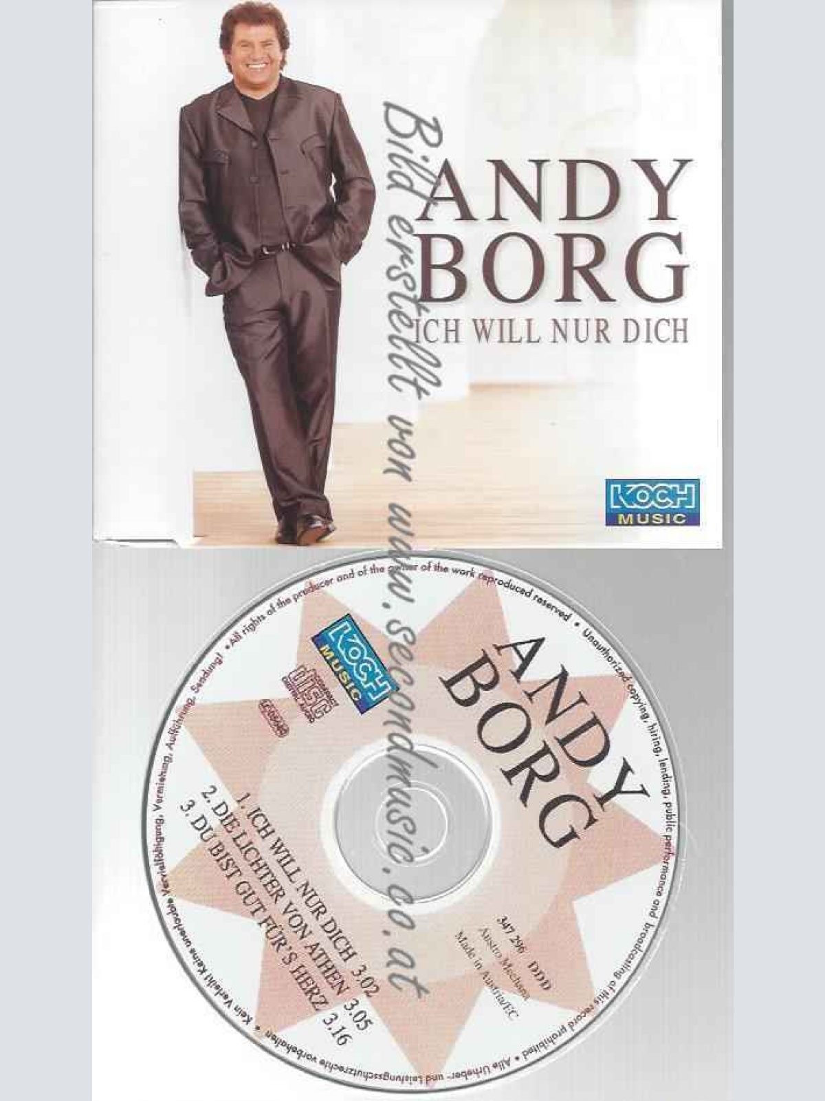 CD--BORG,ANDY | --ICH WILL NUR DICH