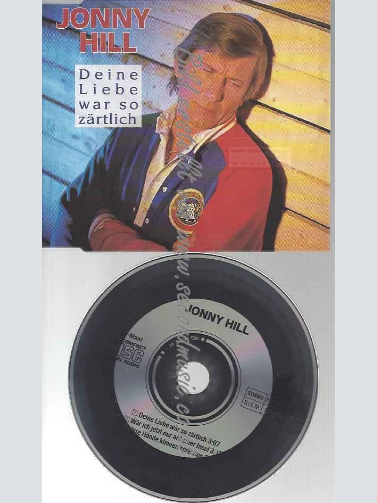CD-- Jonny Hill  Deine Liebe War So Zärtlich