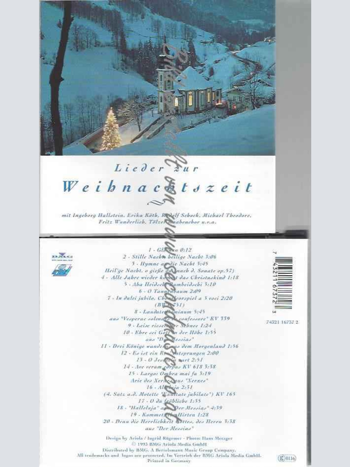 CD--VARIOUS | --LIEDER ZUR WEIHNACHTSZEIT