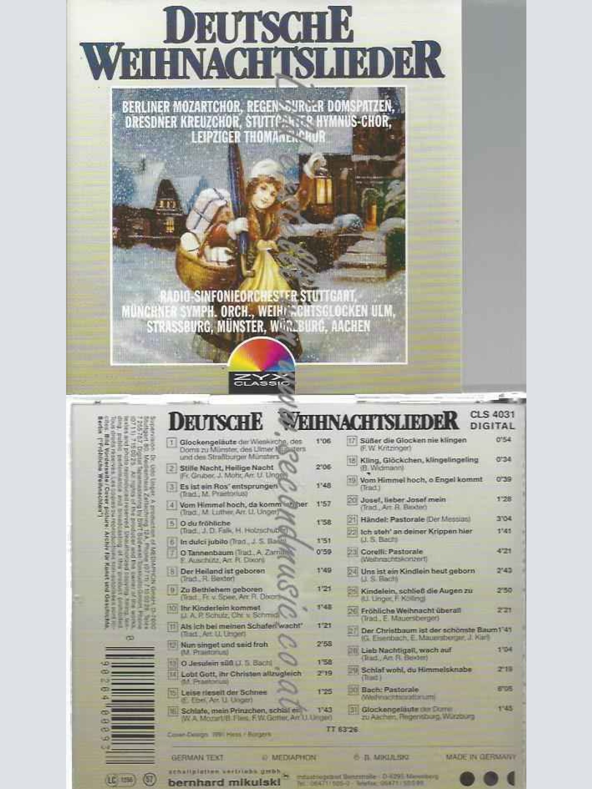 CD--DIVERSE KINDERCHÖRE UND VARIOUS | --DEUTSCHE WEIHNACHTSLIEDER