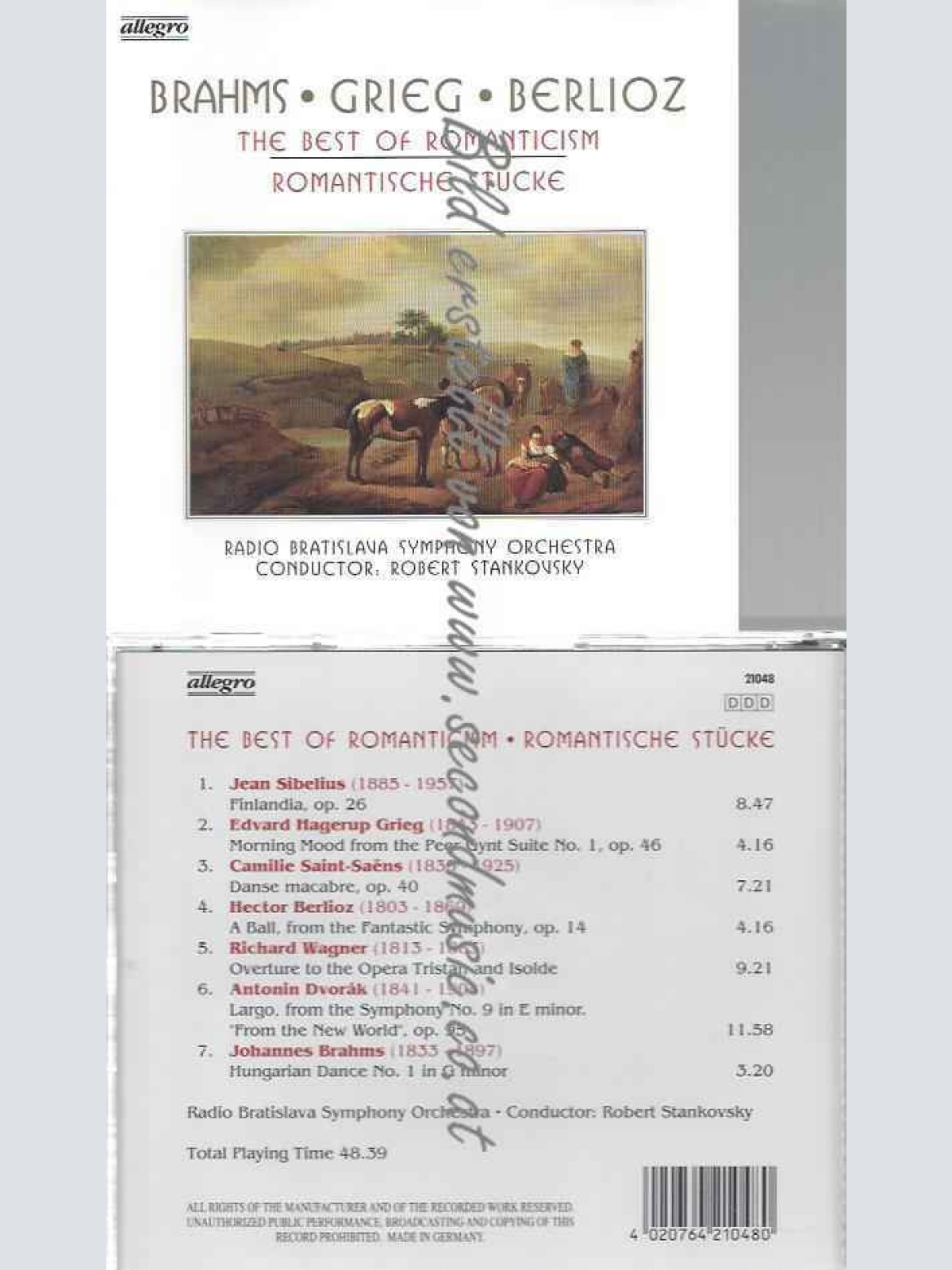 CD--VARIOUS UND SIBELIUS * GRIEG * BERLIOZ | --ROMANTIK (BESTE DER)