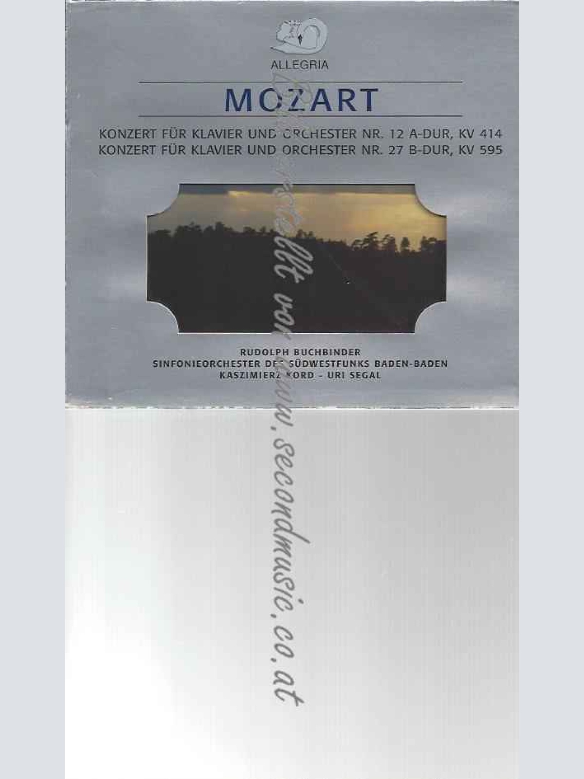 CD--BUCHBINDER,RUDOLF, SOSWR, ET AL. | --KLAVIERKONZERTE  UND