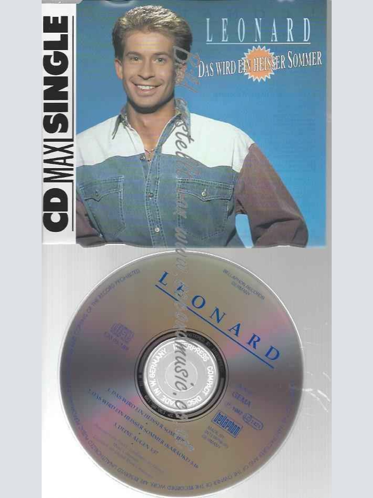 CD--LEONARD | --DAS WIRD EIN HEISSER SOMMER (+ INSTRUMENTAL & DEINE AUGEN)