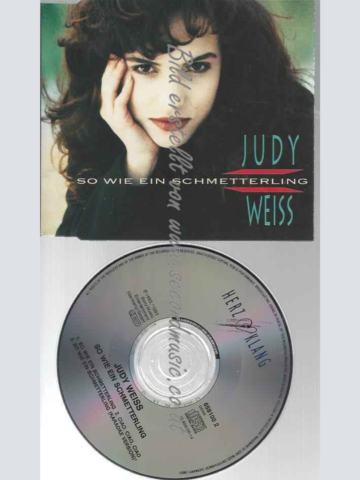 CD--JUDY WEISS--SO WIE EIN SCHMETTERLING (PLUS , PLUS 'CIAO, CIAO, CIAO')