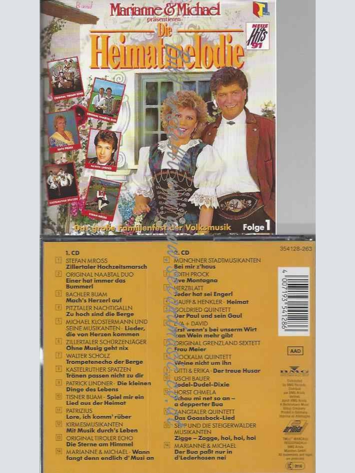 CD--VOLKSMUSIK   | --MARIANNE & MICHAEL PRÄSENTIEREN DIE HEIMATMELODIE FOLGE