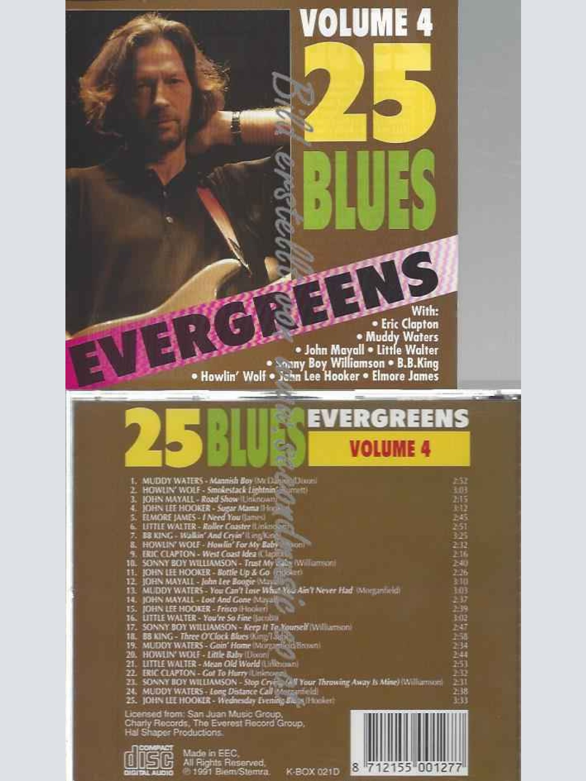 CD--DIVERSE | --EVERGREENS -  24 BLUES - VOLUME  4