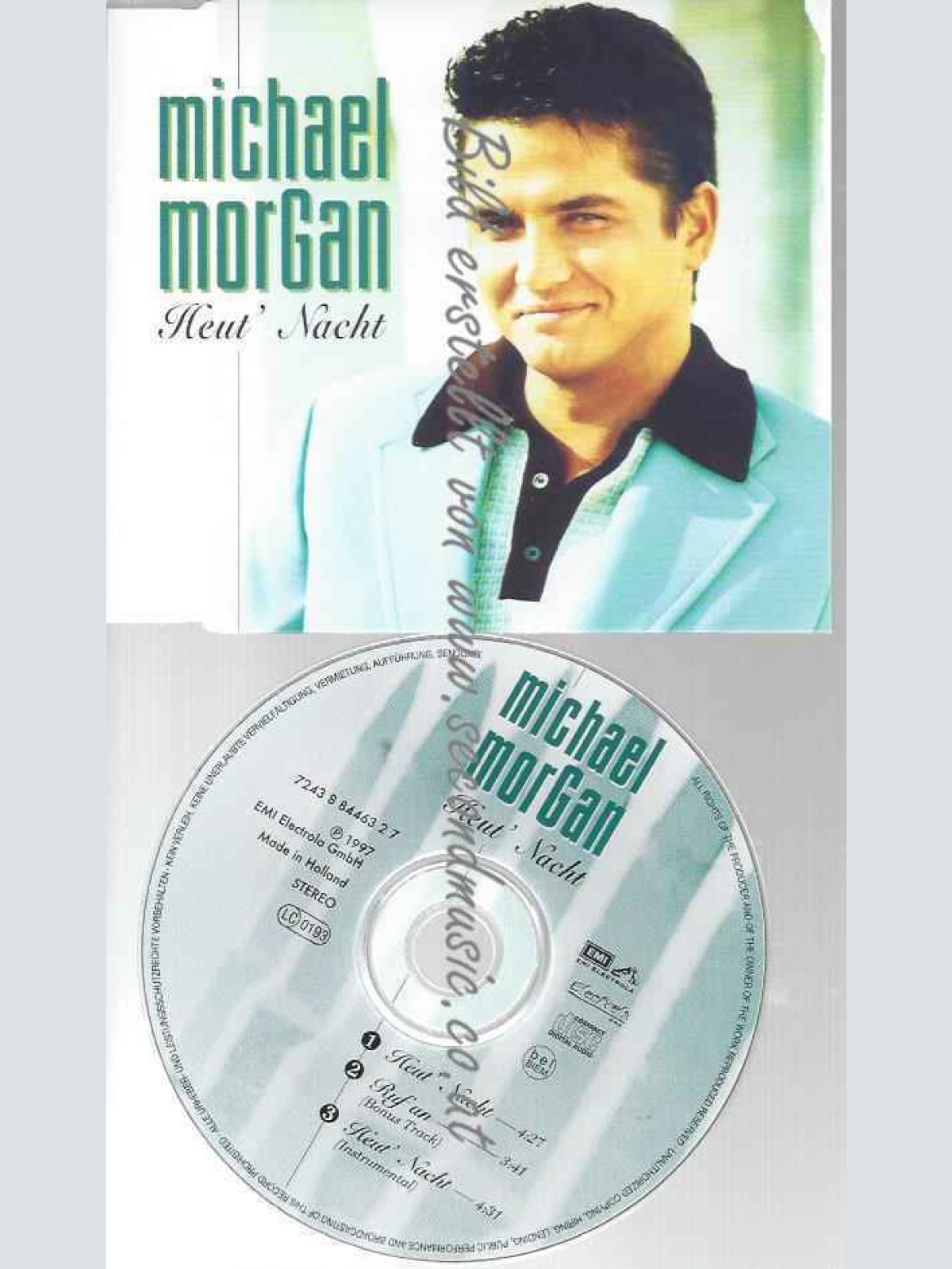 CD--MORGAN,MICHAEL | --HEUT' NACHT