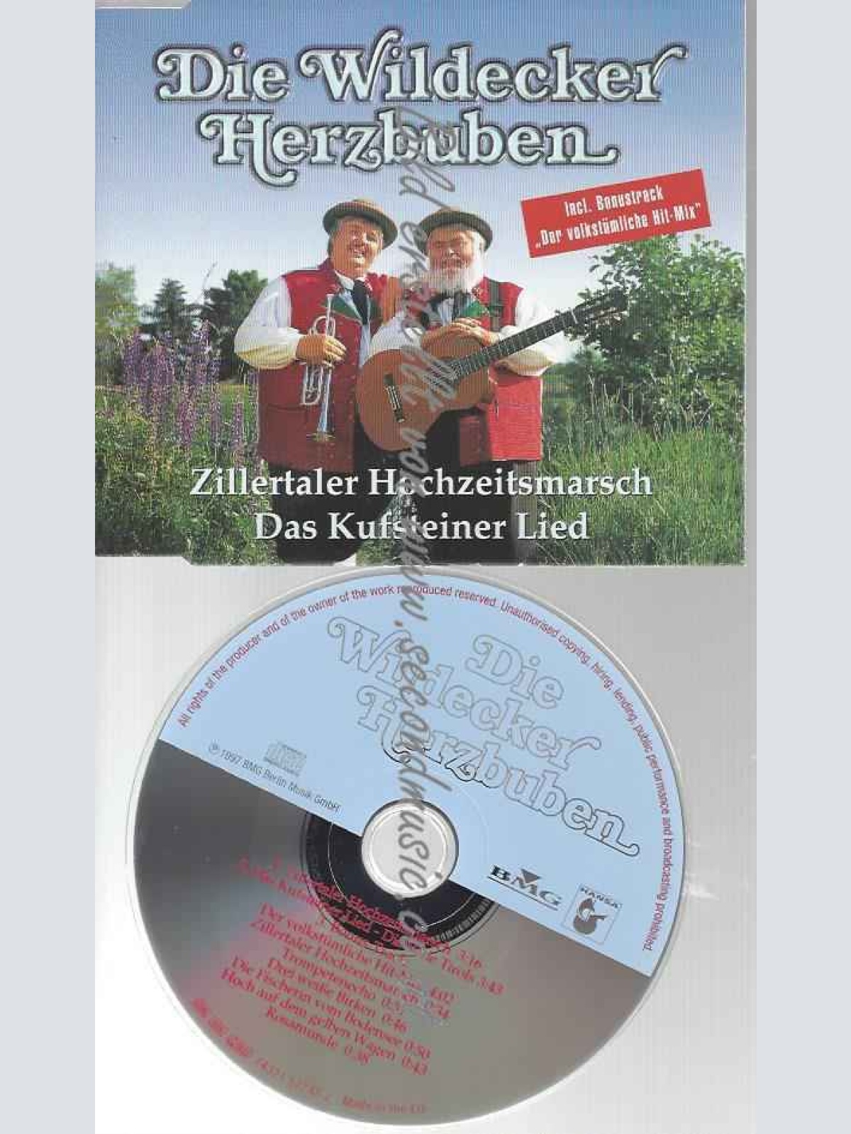 CD--WILDECKER HERZBUBEN | --ZILLERTALER HOCHZEITSMARSCH