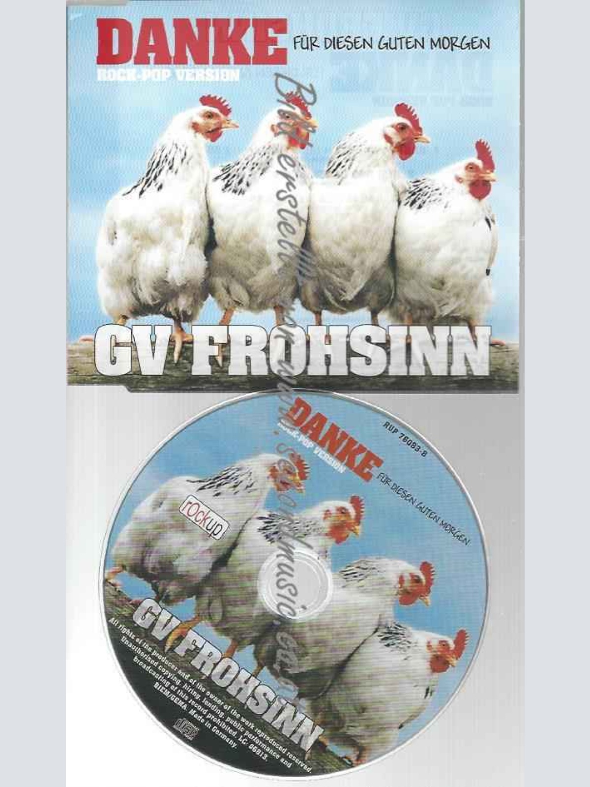 CD--GV FROHSINN | --DANKE (FÜR DIESEN GUTEN MORGEN)