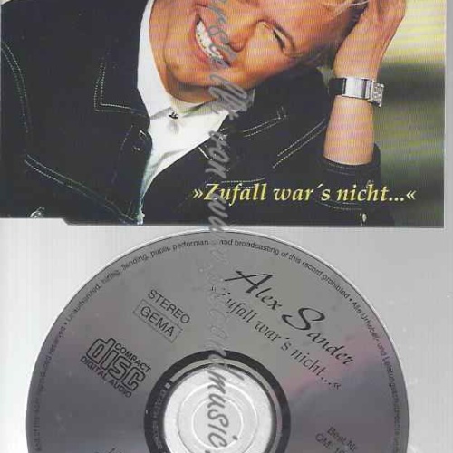 CD--ALEX SANDER--UND DARUM WILL ICH DICH LIEBEN (X)