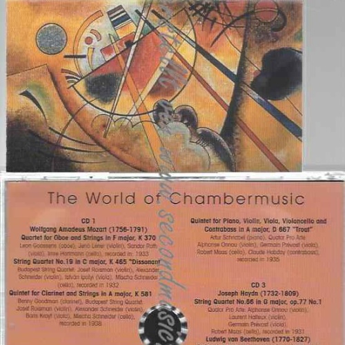 CD--MOZART, SCHUBERT, ET AL. | --THE WORLD OF CHAMBERMUSIC