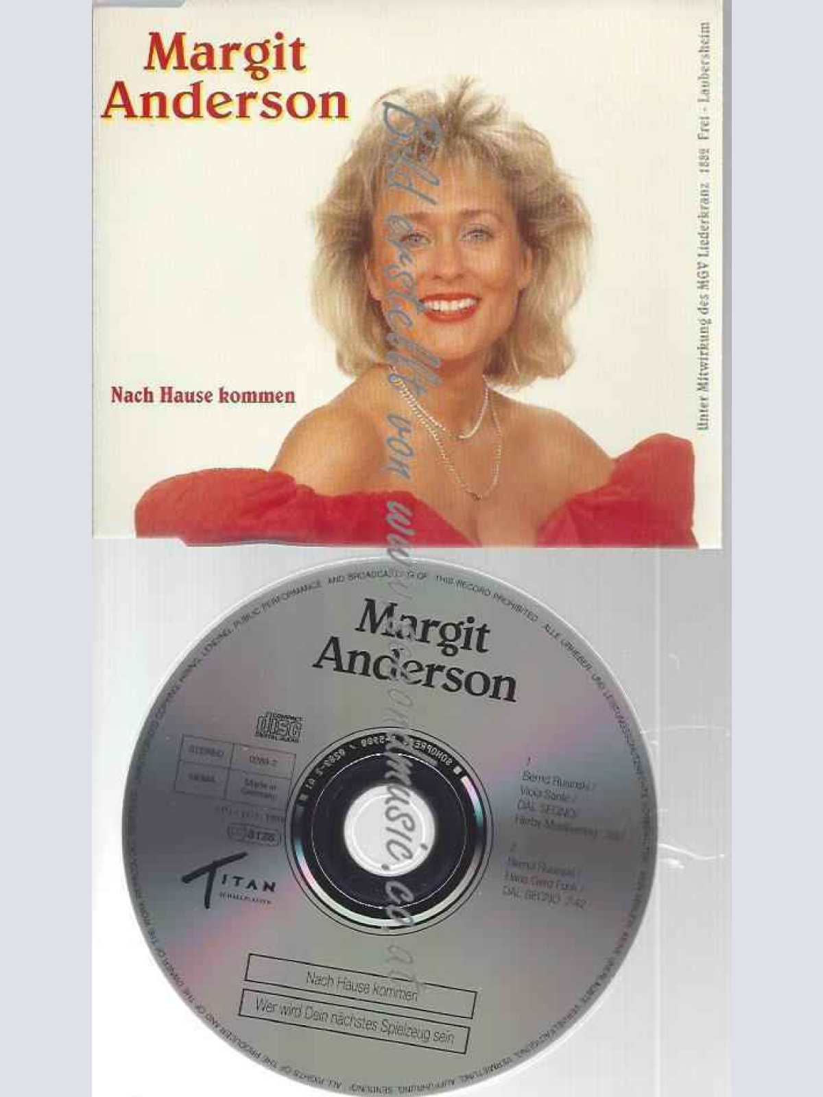 CD--ANDERSON,MARGIT--NACH HAUSE KOMMEN