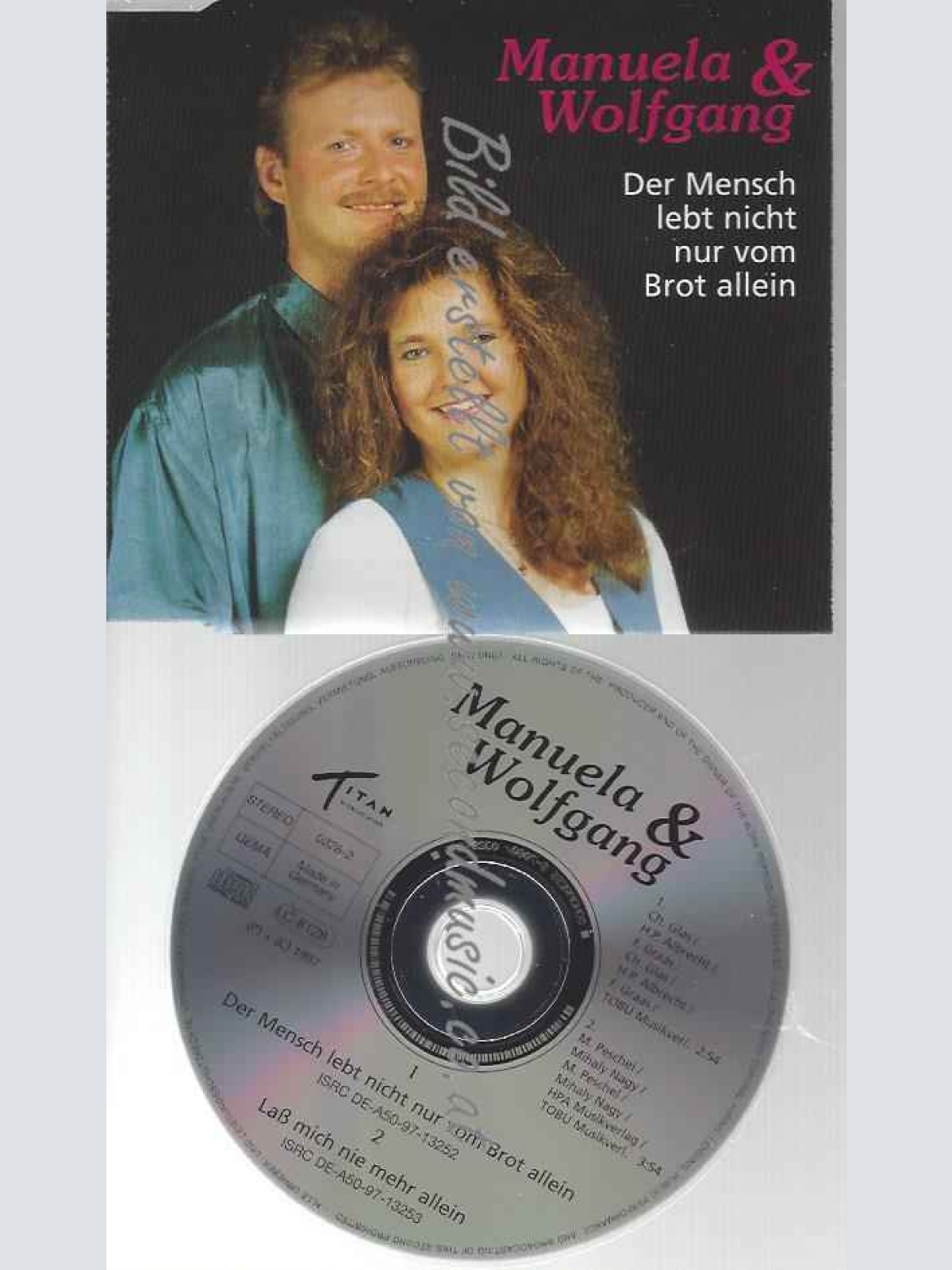 CD--MANUELA & WOLFGANG--DER MENSCH LEBT NICHT VOM BROT ALLEIN