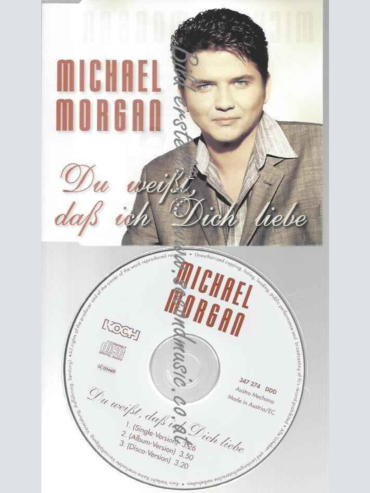 CD--MORGAN,MICHAEL | --DU WEISST,DASS ICH DICH LIEBE