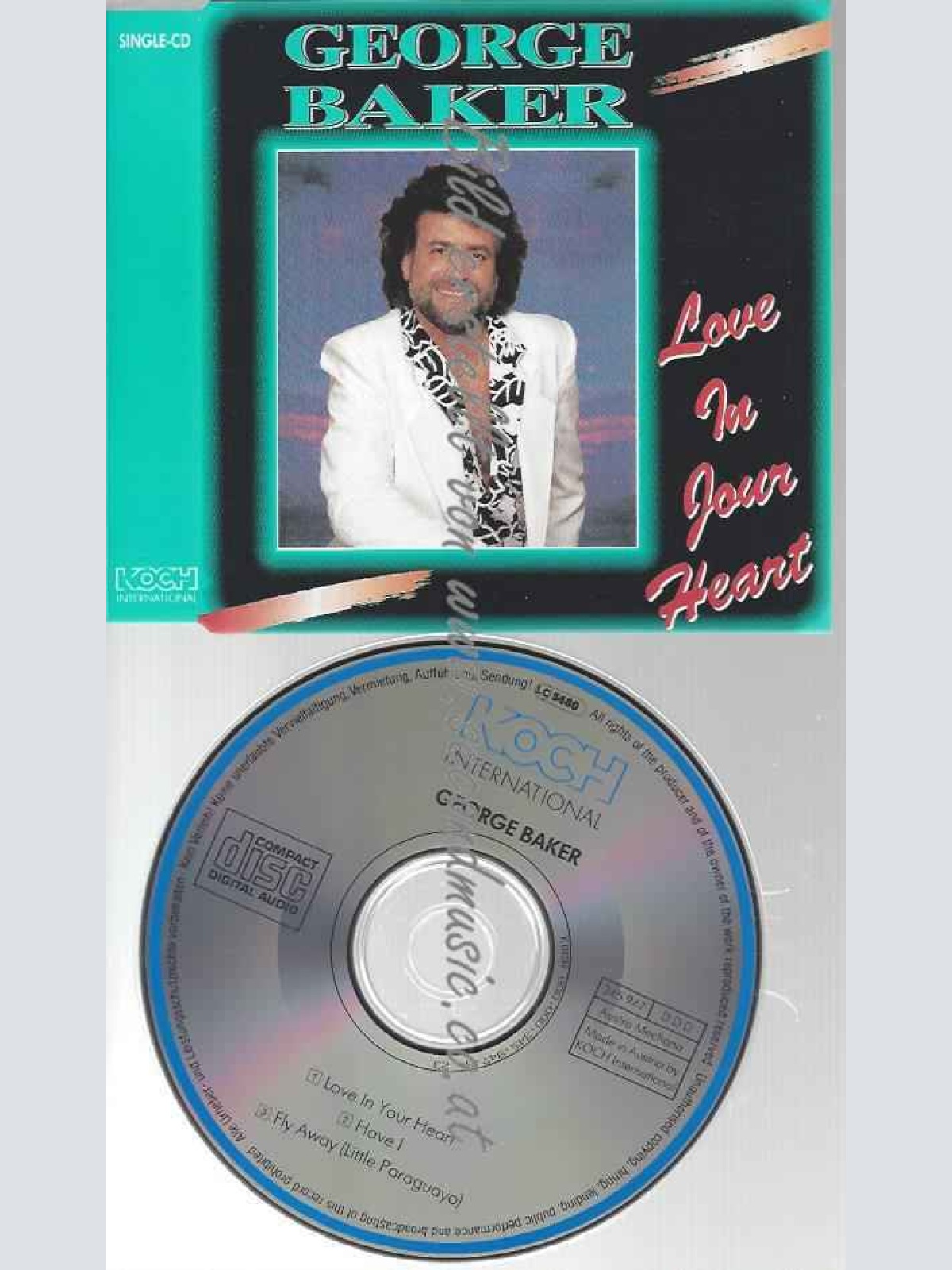 CD--GEORGE BAKER--LOVE IN YOUR HEART