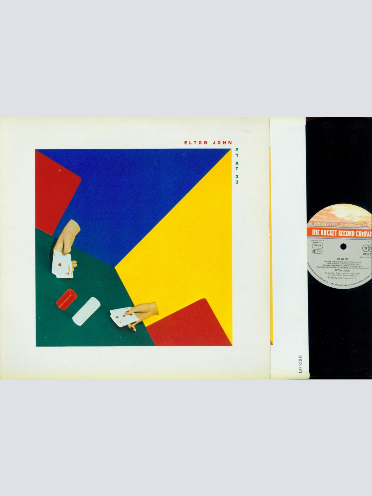 LP--Elton John – 21 At 33 //OIS