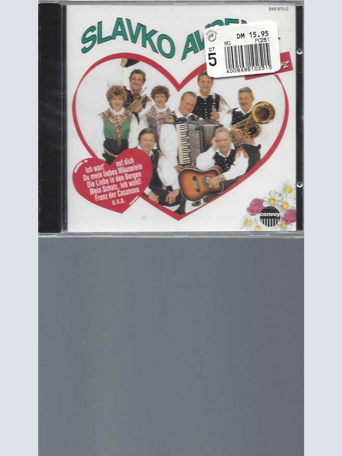 CD--Slavko Avsenik –Oberkrainer Liebesgrüße //