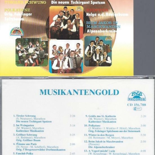 CD--Musikantengold --Kathreiner Musikanten --Alpenoberkrainer