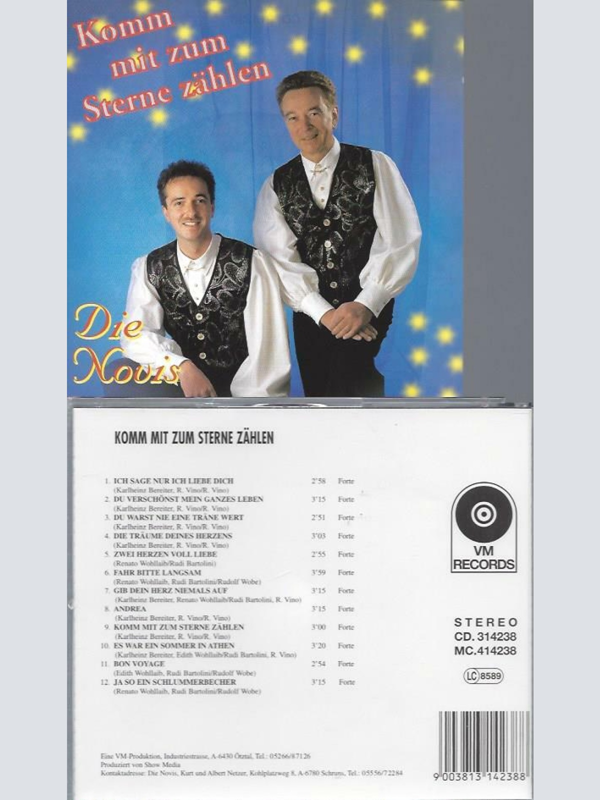 CD--Die Novis --  Komm mit zum Sterne zählen