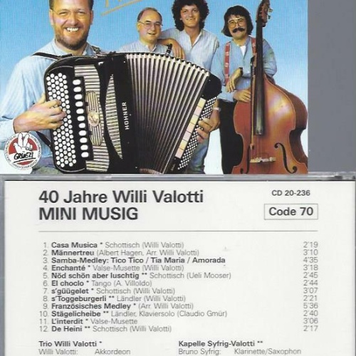 CD--40 Jahre --Willi Valotti