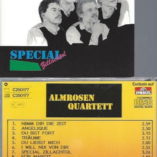 CD--Almrosen Quartett — Special Zillachtol