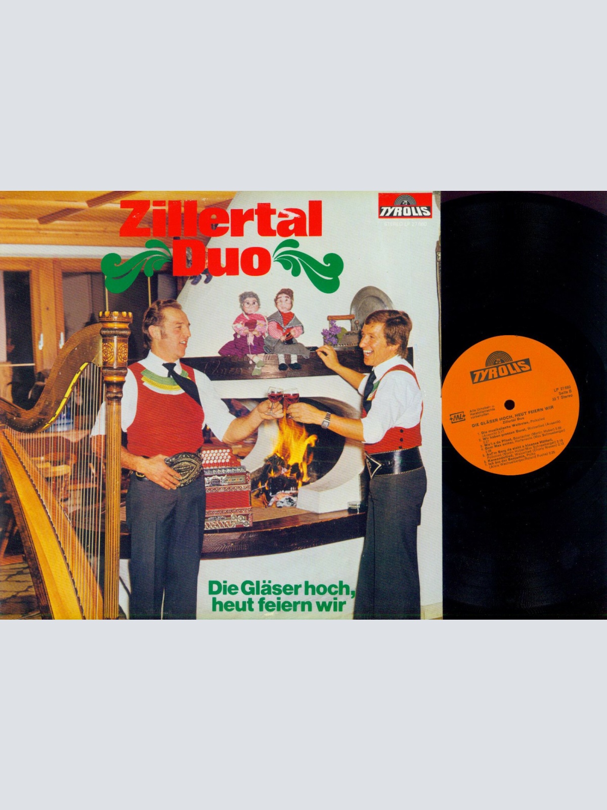 LP-- Zillertal Duo --  Die Gäser hoch heut feiern wir  // NM