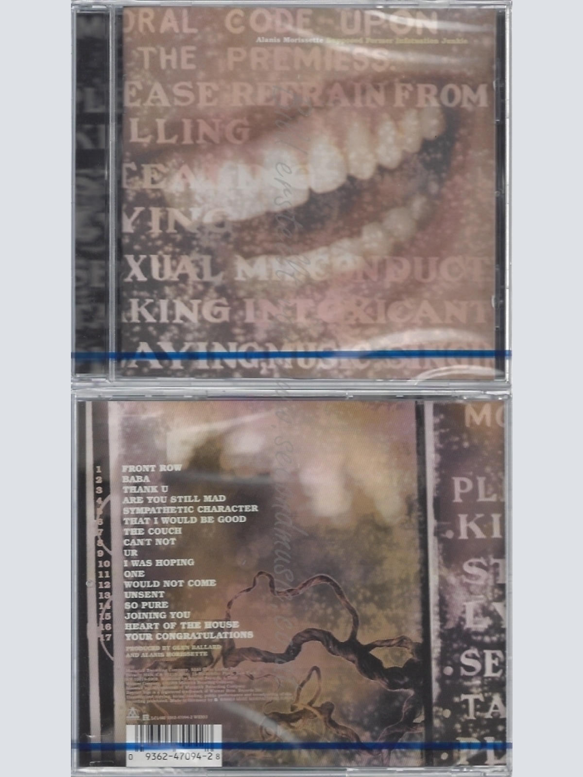 CD--NM-SEALED-ALANIS MORISSETTE -1998- -- SUPPOSED FORMER INFATUATION JUNKIE