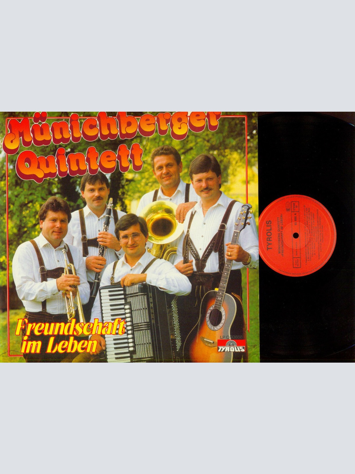 LP--Münichberger Quintett -- Freundschaft im Leben   // NM