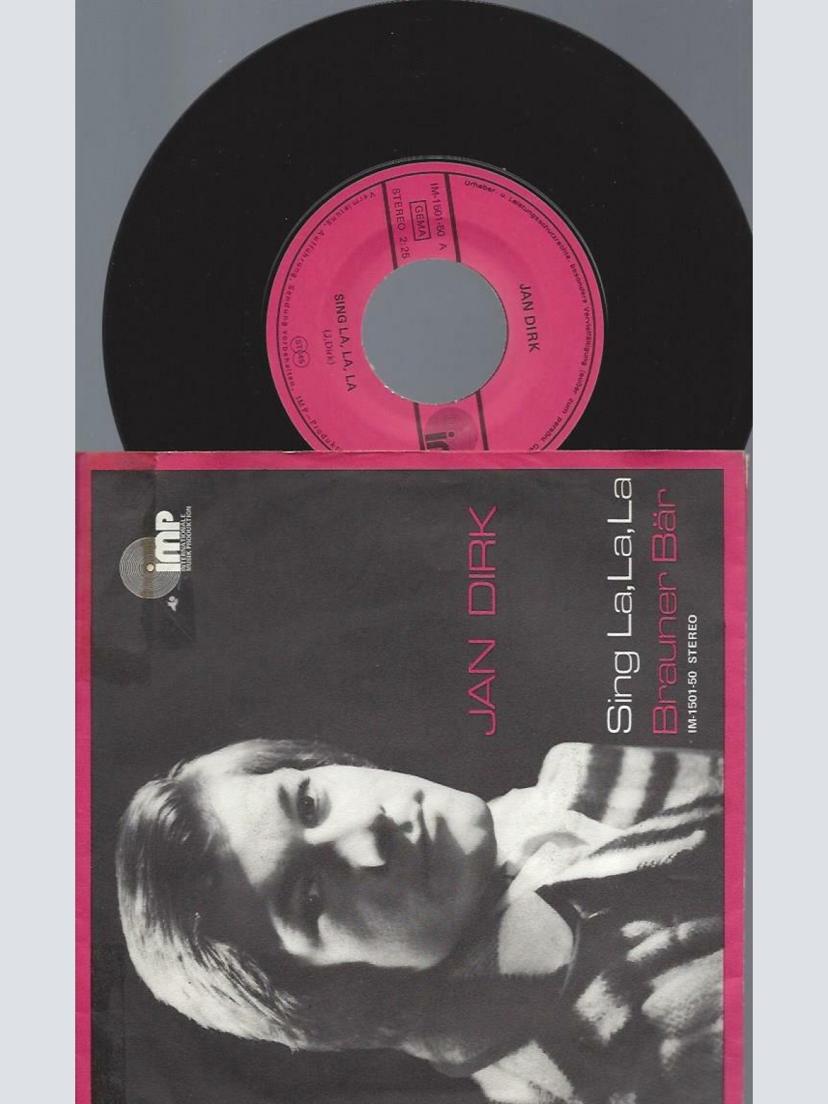 7" Jan Dirk -- Sing La La La