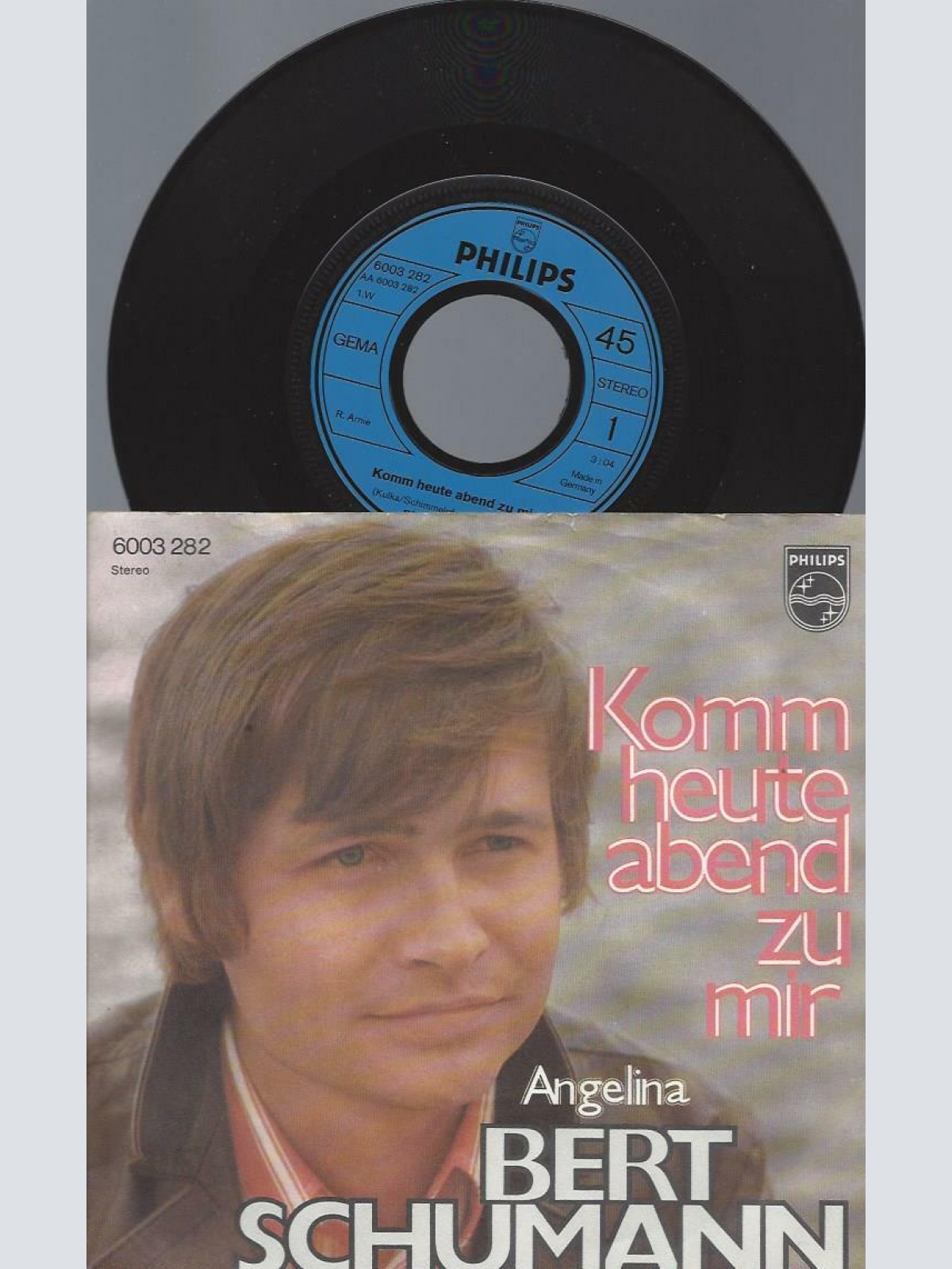 7" Bert Schumann – Komm Heute Abend Zu Mir