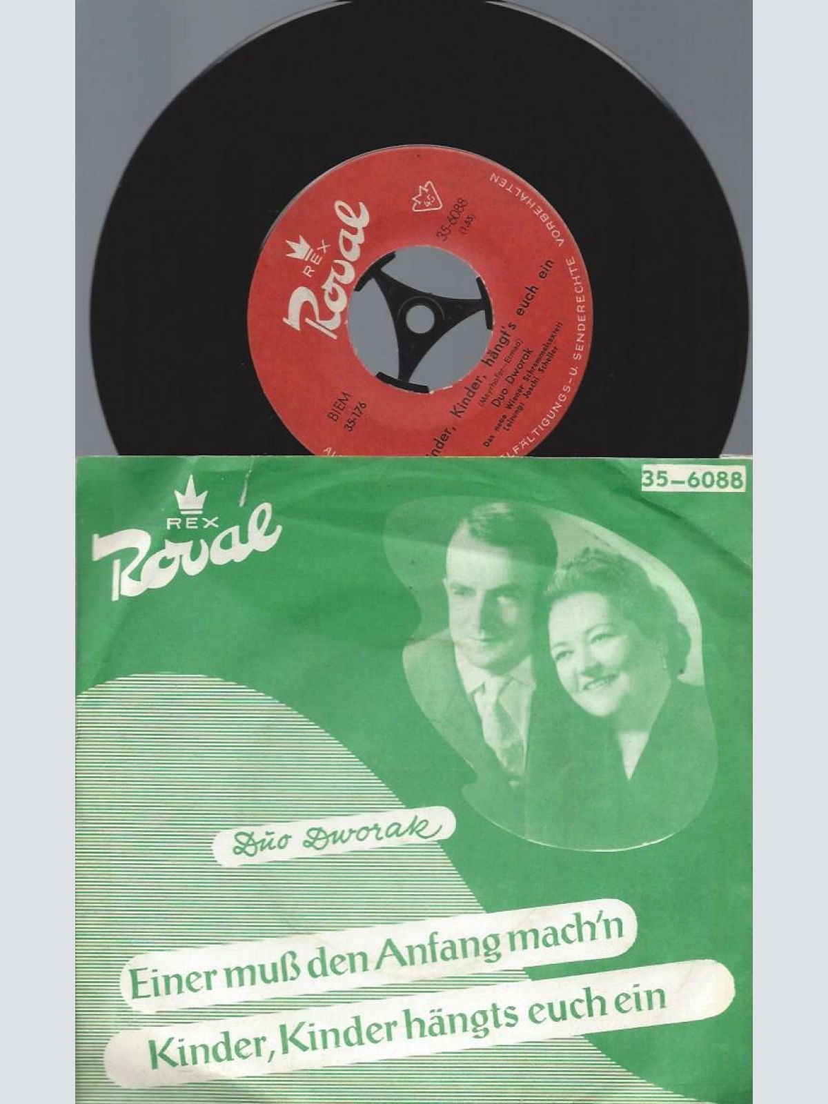 7" Duo Dworak – Einer Muß Den Anfang Mach'n