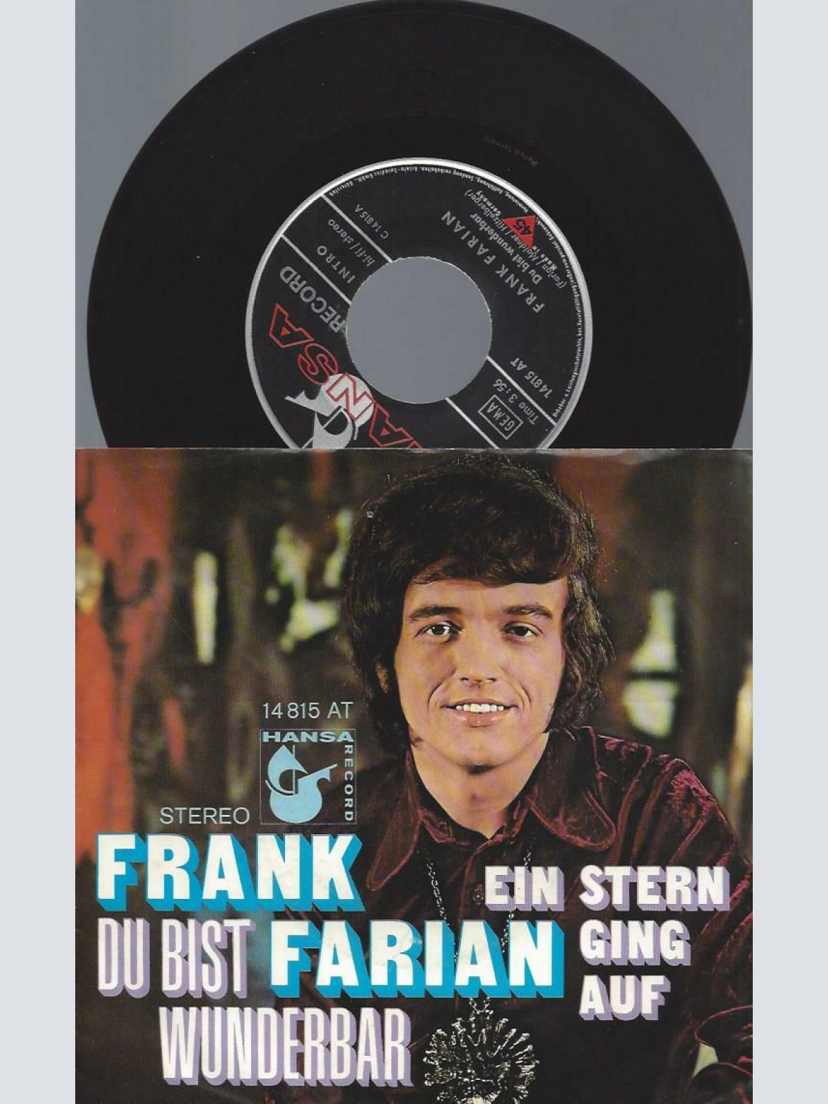 7" Frank Farian – Cara Mia Bleib