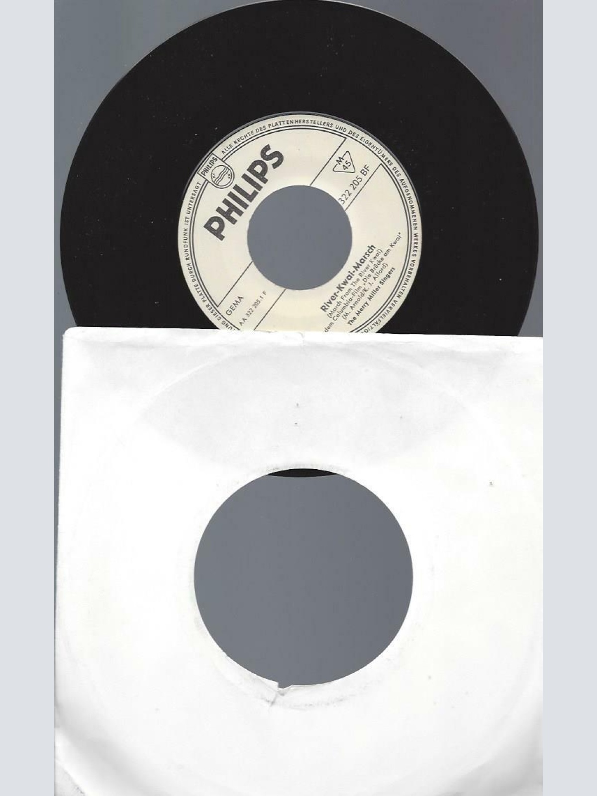 7" The Merry Miller Singers – River-Kwai-Marsch / Promo