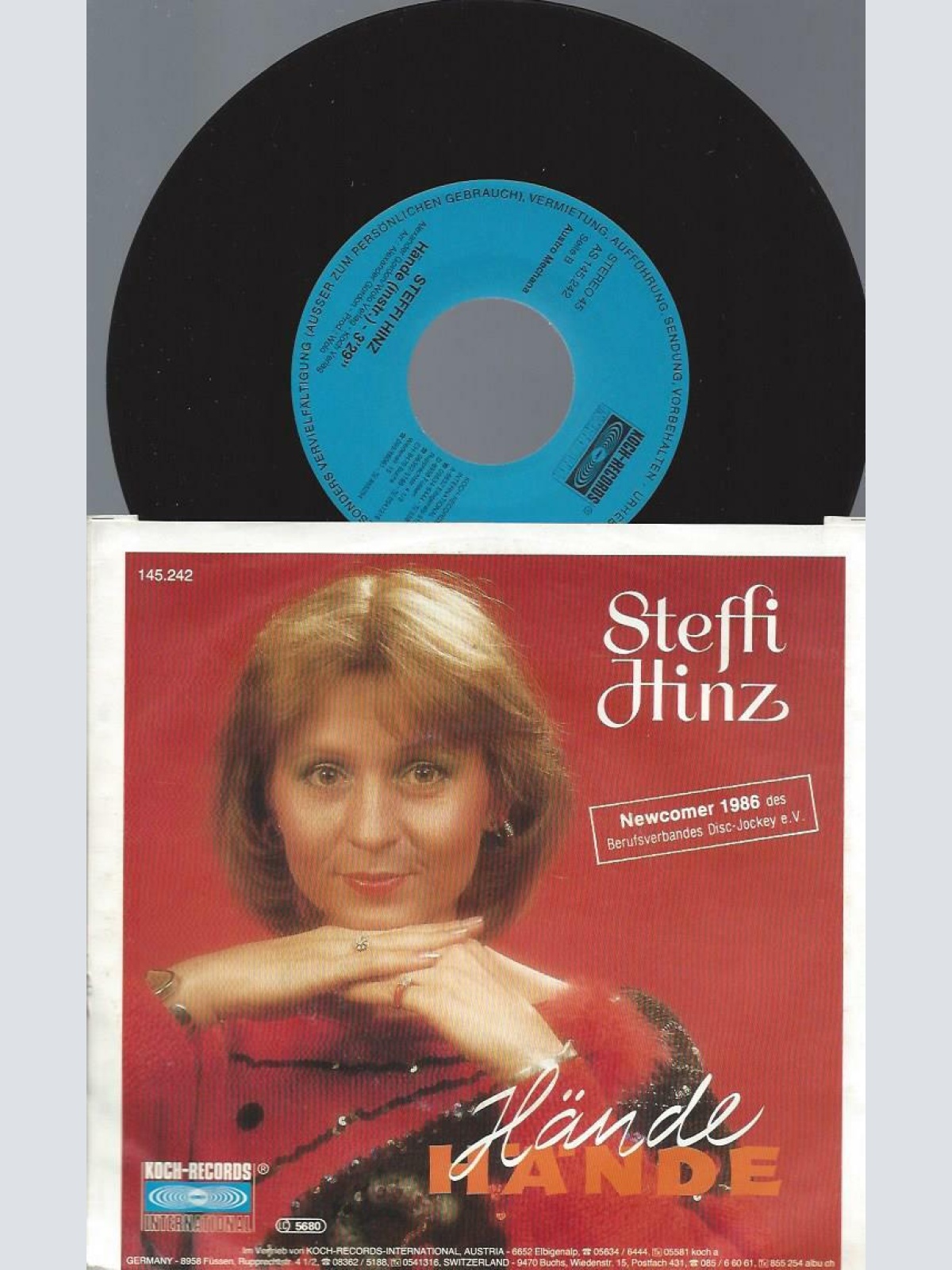 7" Steffi Hinz – Hände